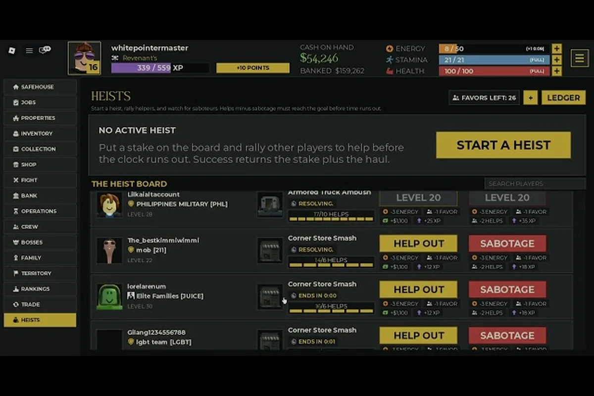 Idle Mafia Game Heist Keys Drop: Tier 1, 2, and 3 Unlock Guide